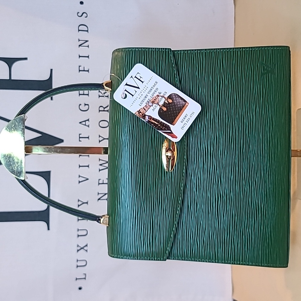 LOUIS VUITTON ULTRA RARE VINTAGE 1994 EPI LEATHER MALESHERBES BAG EXCELLENT COND - Picture 1 of 17